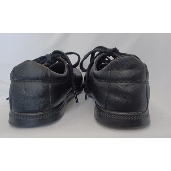 TredSafe Womens Oil & Slip Resistant Black Lace up Work Shoes Size 7 - Picture 3 of 7